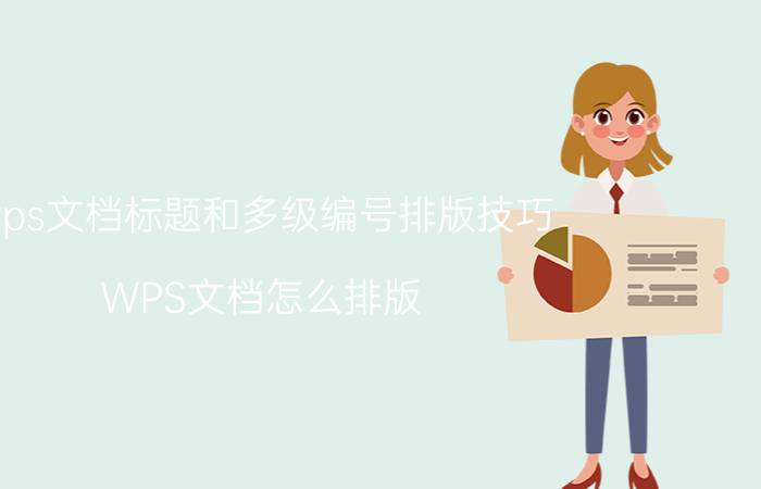 wps文档标题和多级编号排版技巧 WPS文档怎么排版？